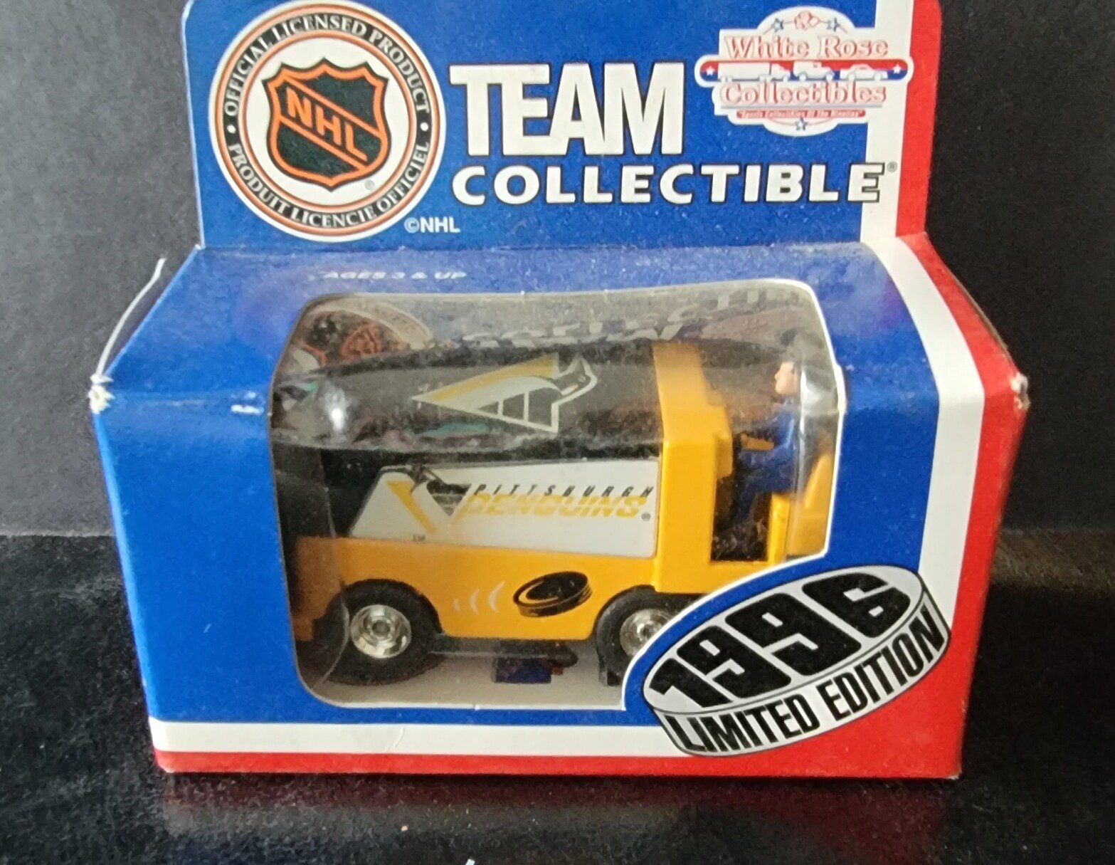 1996 Pittsburgh Penguins NHL Team Collectible Zamboni 