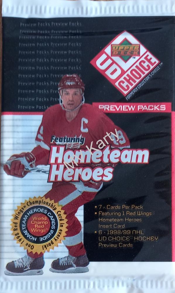 1998-99 Upper Deck Choice - Preview Hometeam Heroes Balíček
