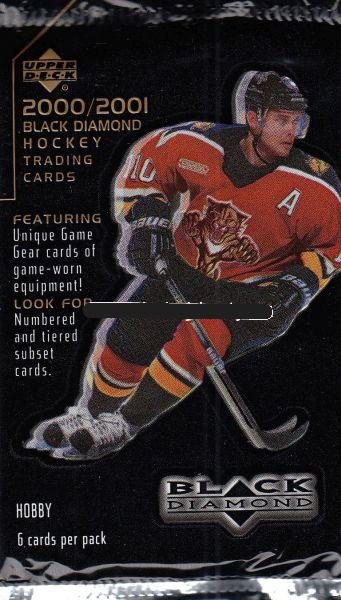 2000-01 Upper Deck Black Diamond Hockey Hobby Balíček