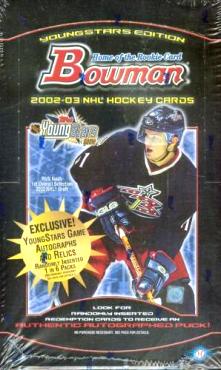 2002-03 Bowman Young Stars Ed. Hockey Balíček