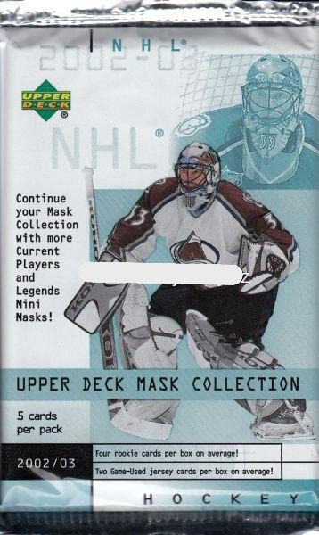 2002-03 Upper Deck Mask Collection Hockey Hobby Balíček