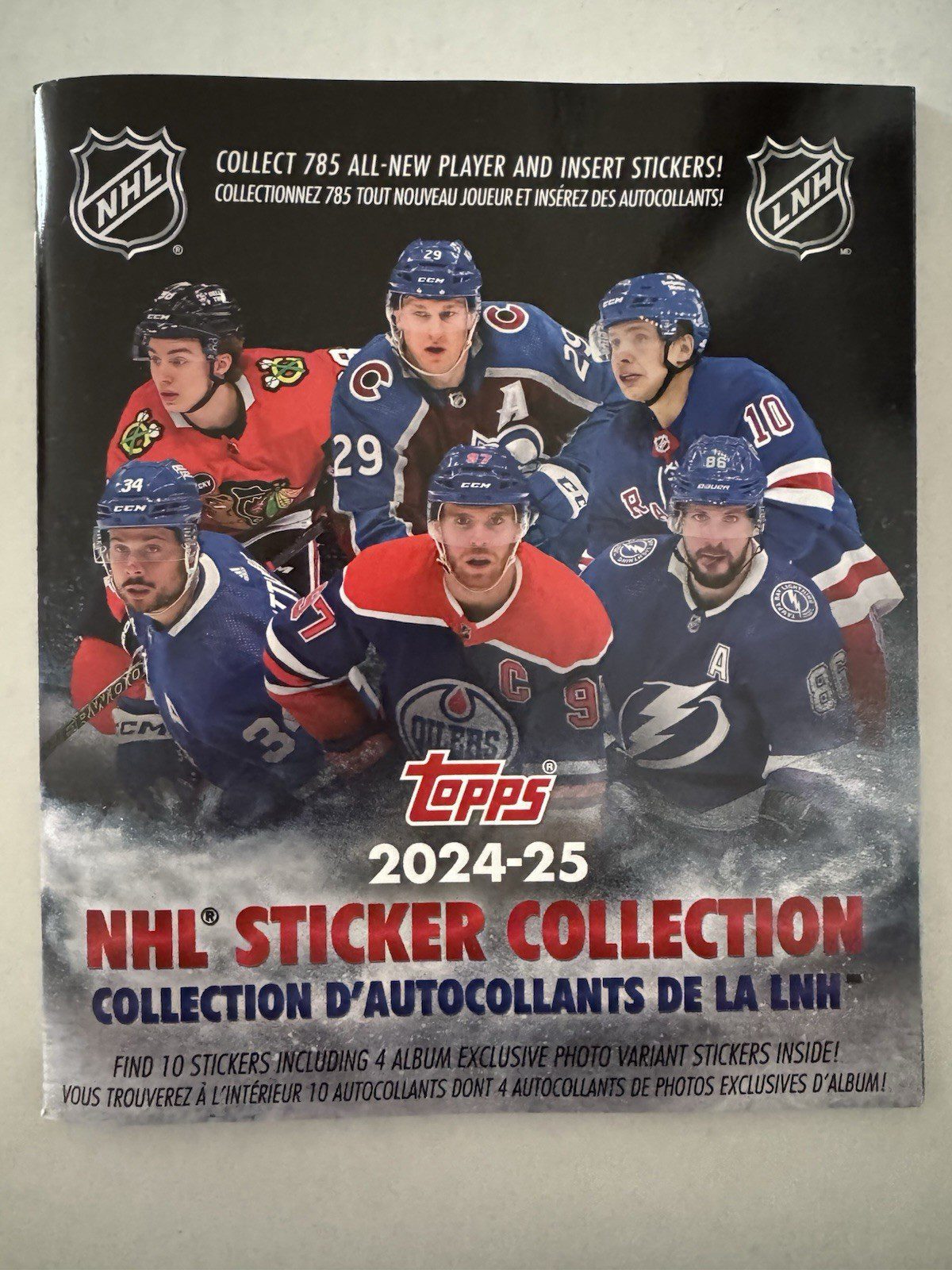2024-25 Topps NHL Hockey Sticker Collection Album
