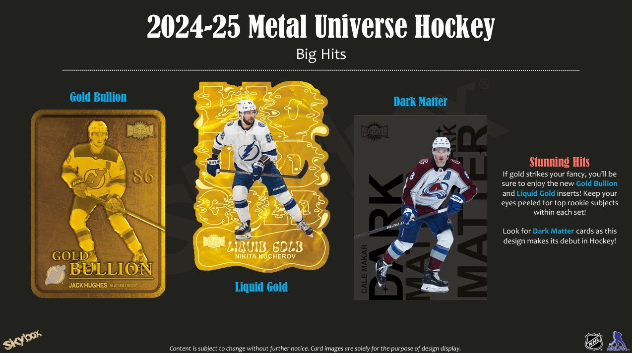 2024-25 Upper Deck Skybox Metal Universe Hockey Blaster Box - Obrázek 3