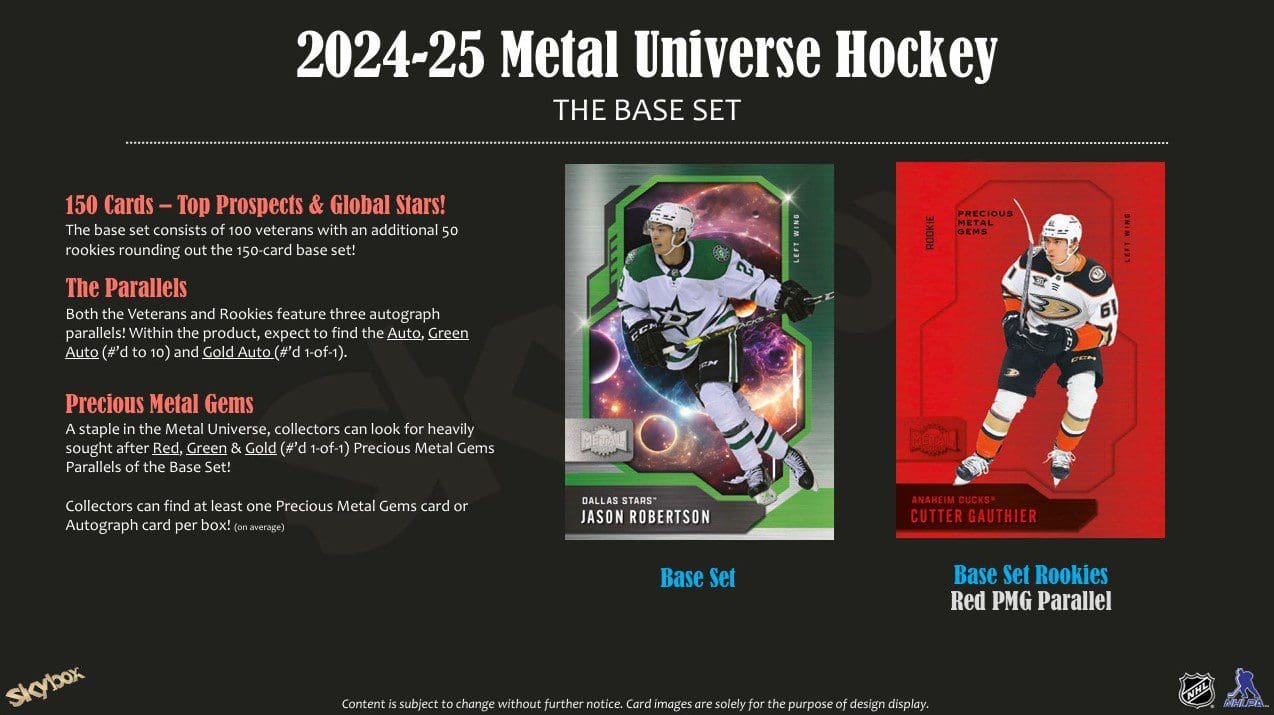 2024-25 Upper Deck Skybox Metal Universe Hockey Hobby Balíček - Obrázek 6