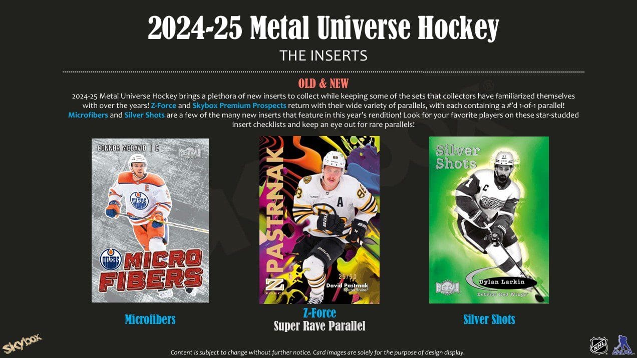 2024-25 Upper Deck Skybox Metal Universe Hockey Hobby Balíček - Obrázek 5