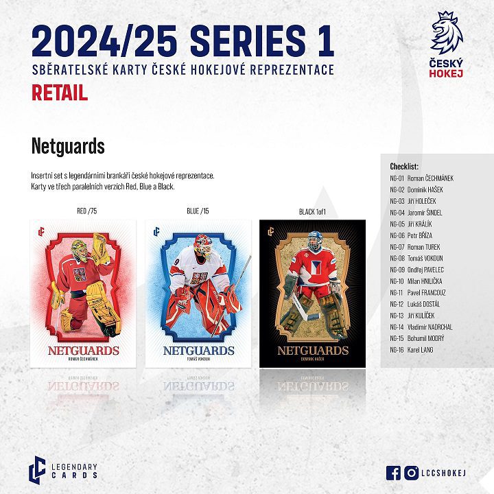2024-25 LC Český Hokej Series 1 Retail Hockey Balíček - Obrázek 7