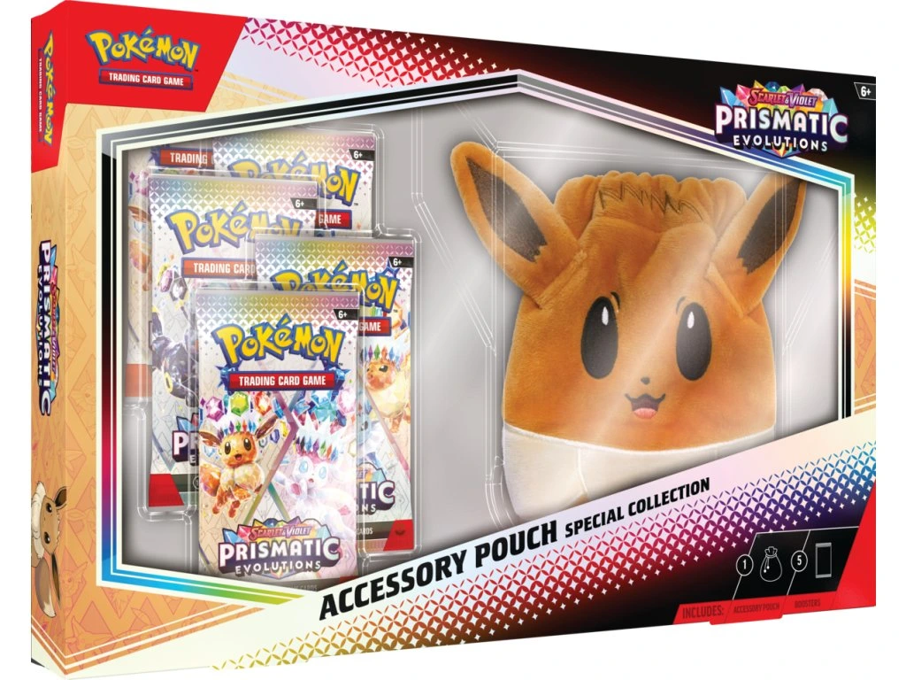 Pokémon TCG - Prismatic Evolutions Accessory Pouch Special Collection