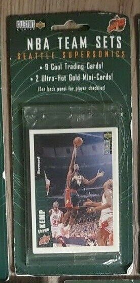 1997 Upper Deck NBA Team Set Seattle Supersonics