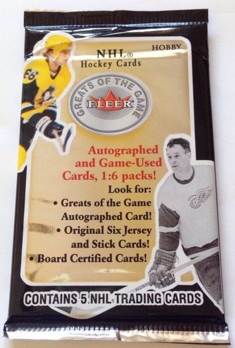 2001-02 Fleer Greats Of The Game Hobby Balíček