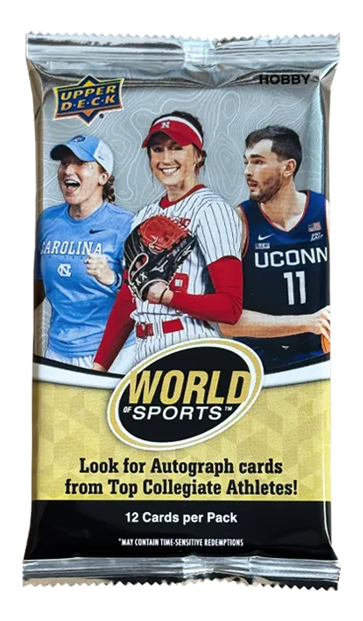 2025 Upper Deck World of Sports Volume 1 Hobby Balíček