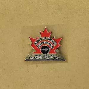 Odznak 1991 World Junior Hockey Championships Saskatchewan Canada