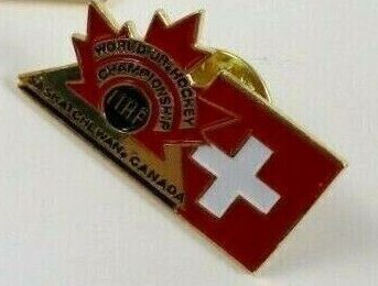 Odznak World Jr. Hockey Championship Saskatchewan Canada Collectible Lapel Pin