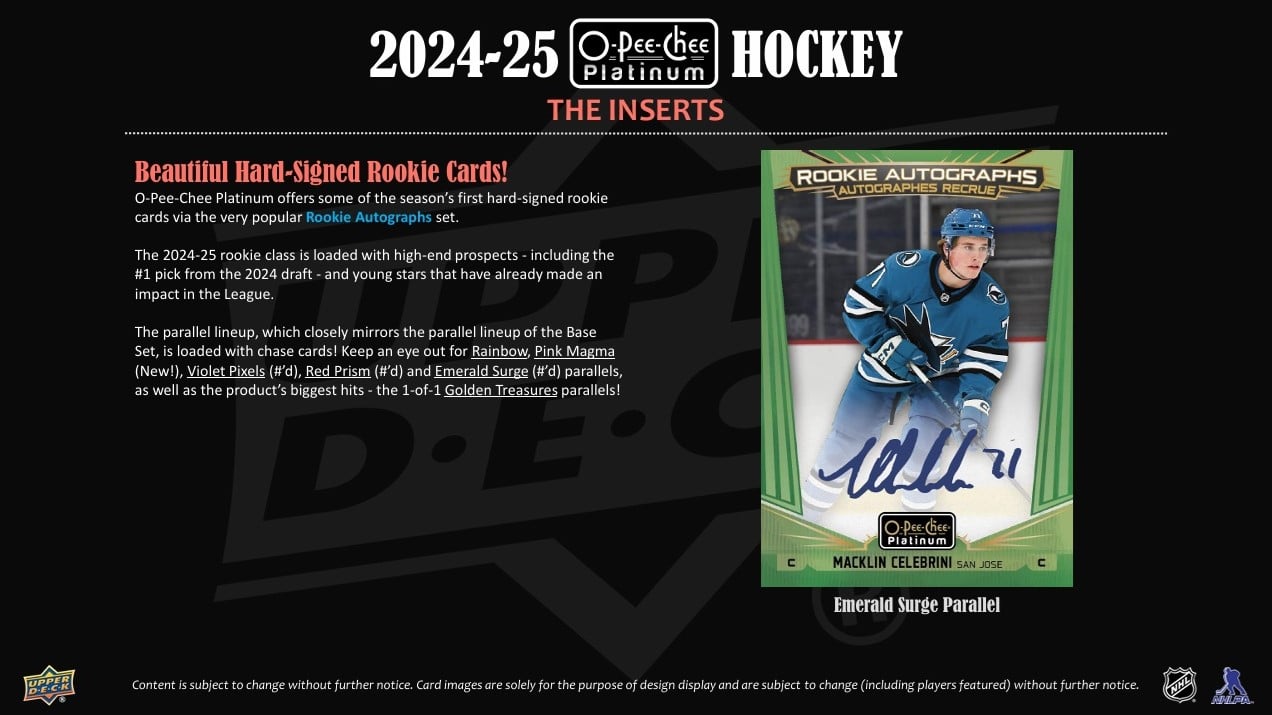 2024-25 Upper Deck O-Pee-Chee Platinum Hockey Blaster Box - Obrázek 5