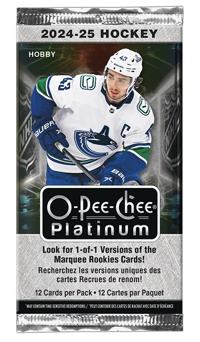2024-25 Upper Deck O-Pee-Chee Platinum Hockey Hobby Balíček