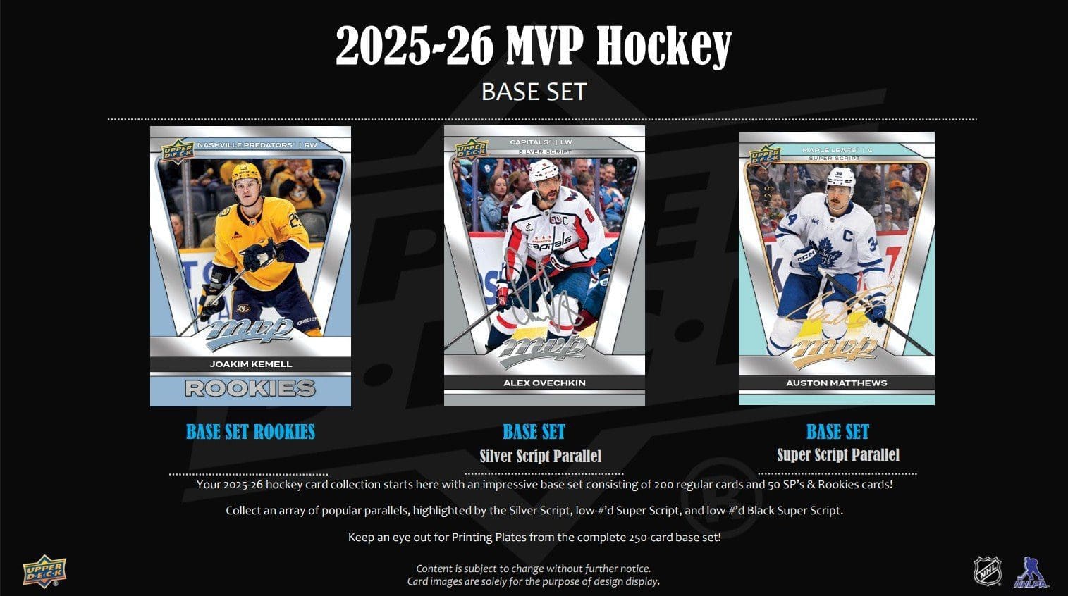 2025-26 Upper Deck MVP Hockey Hobby Balíček - Obrázek 4