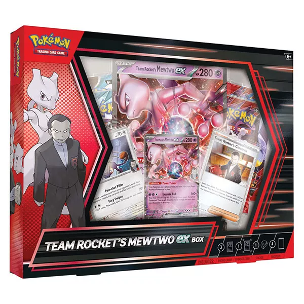 Pokémon Team Rocket's Mewtwo ex Box