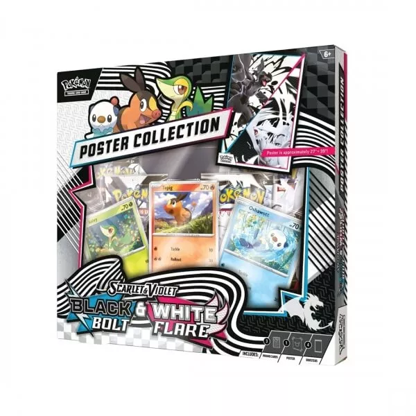 Pokémon Black Bolt White Flare Poster Collection Box