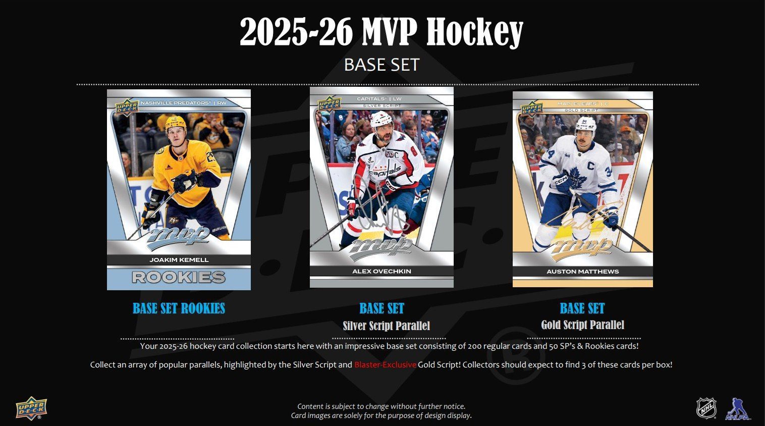 2025-26 Upper Deck MVP Hockey Blaster Balíček - Obrázek 6