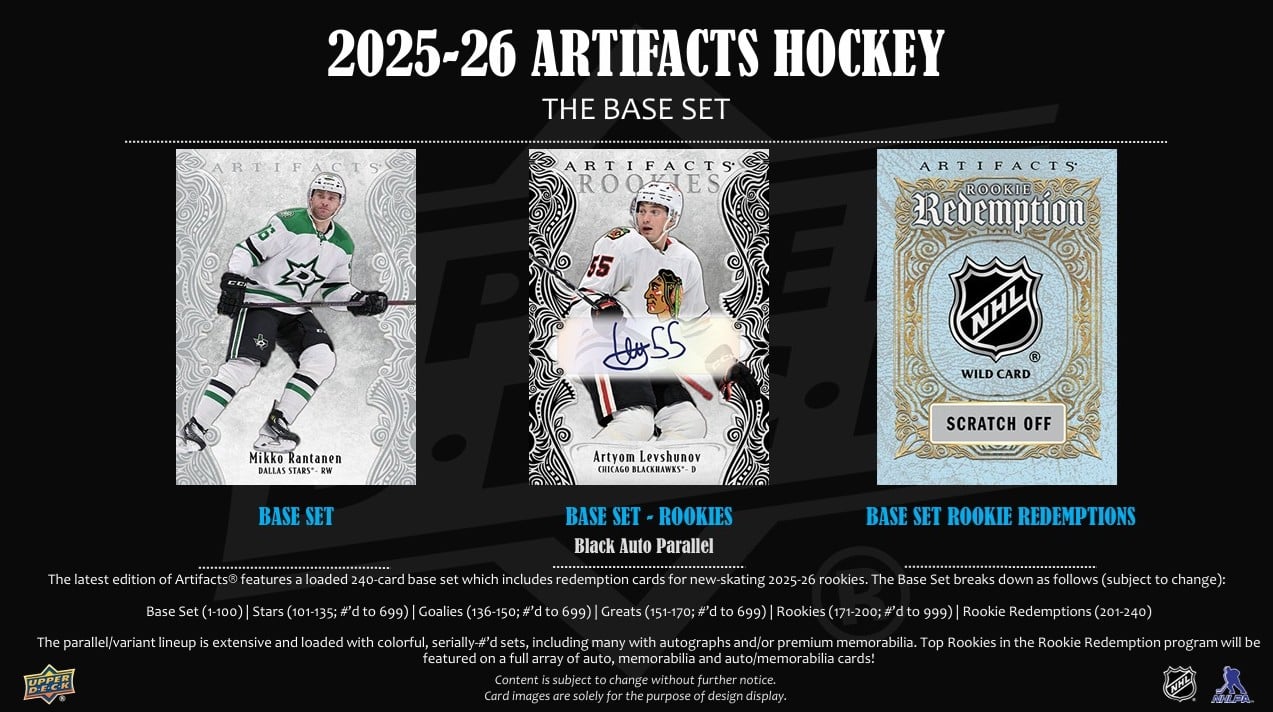 2025-26 Upper Deck Artifacts Hockey Hobby Balíček - Obrázek 6