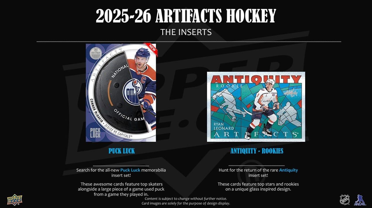 2025-26 Upper Deck Artifacts Hockey Hobby Balíček - Obrázek 5