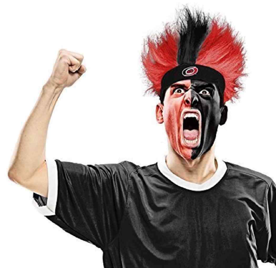 NHL Ottawa Senators Fuzz Head Wig/Fan Paruka