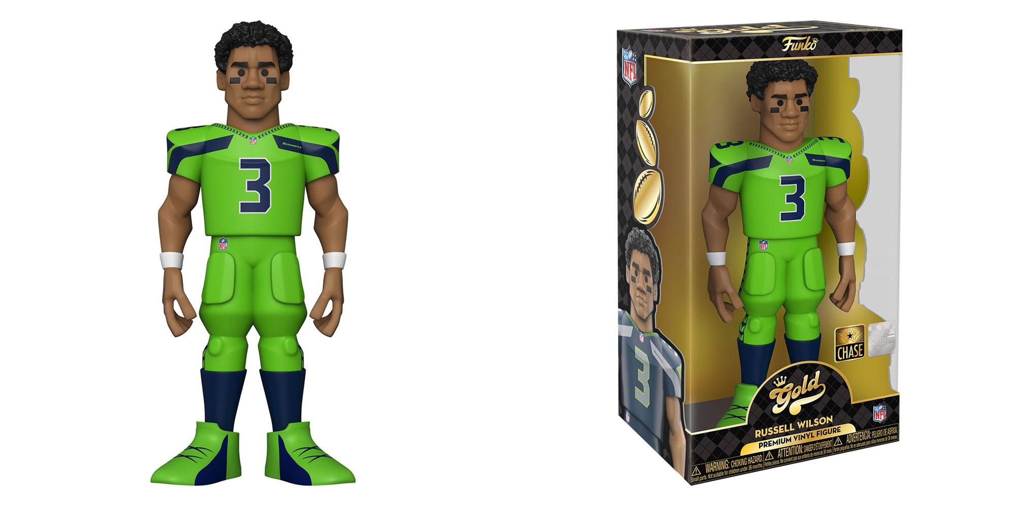 NFL - Russel Wilson Gold Vinyl Figure 30 cm - Obrázek 3