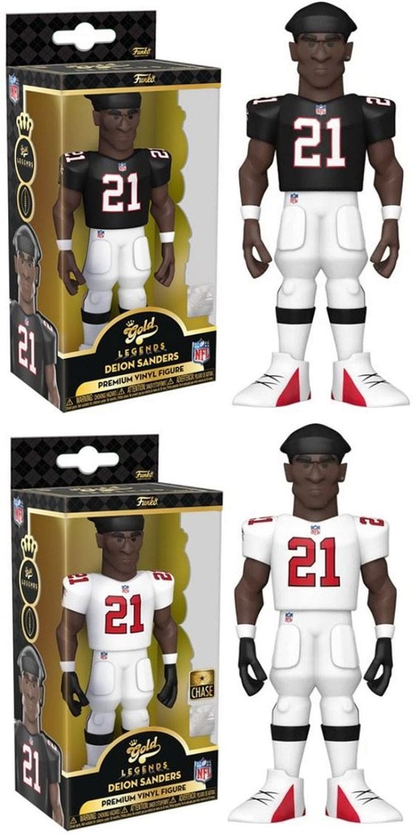 NFL - Deion Sanders Gold Vinyl Figure 30 cm - Obrázek 4