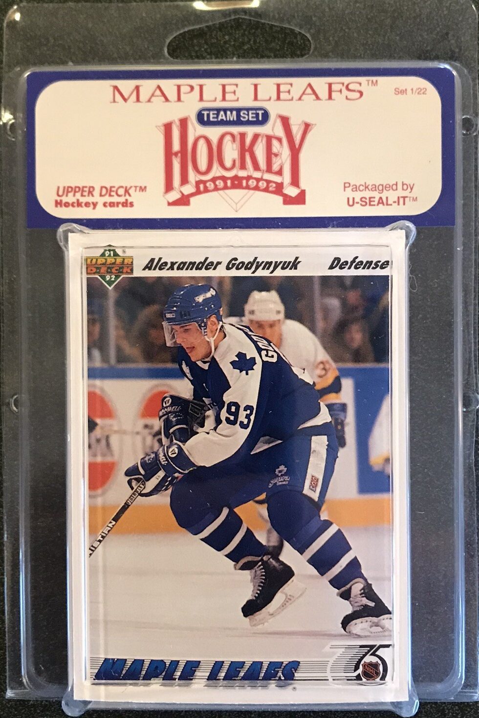 1991-92 U.D. Toronto Maple Leafs Team Set Blistr