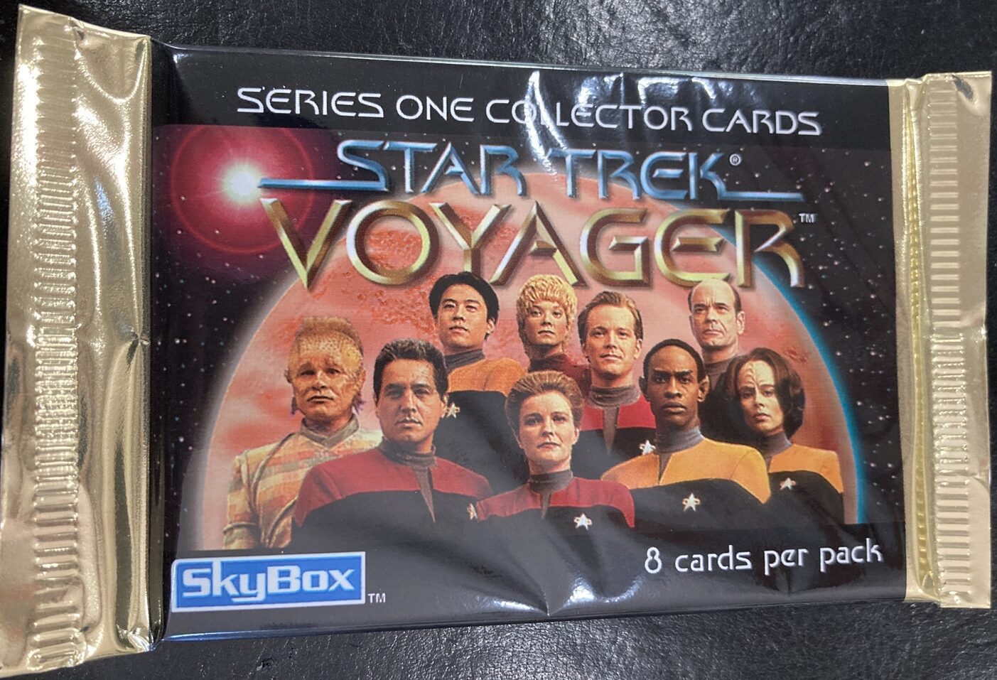 1995 SkyBox Star Trek Voyager Series 1 Trading Card Balíček