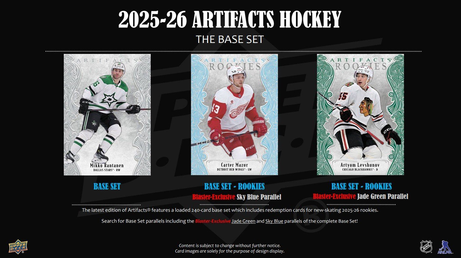 2025-26 Upper Deck Artifacts Hockey Blaster balíček - Obrázek 5