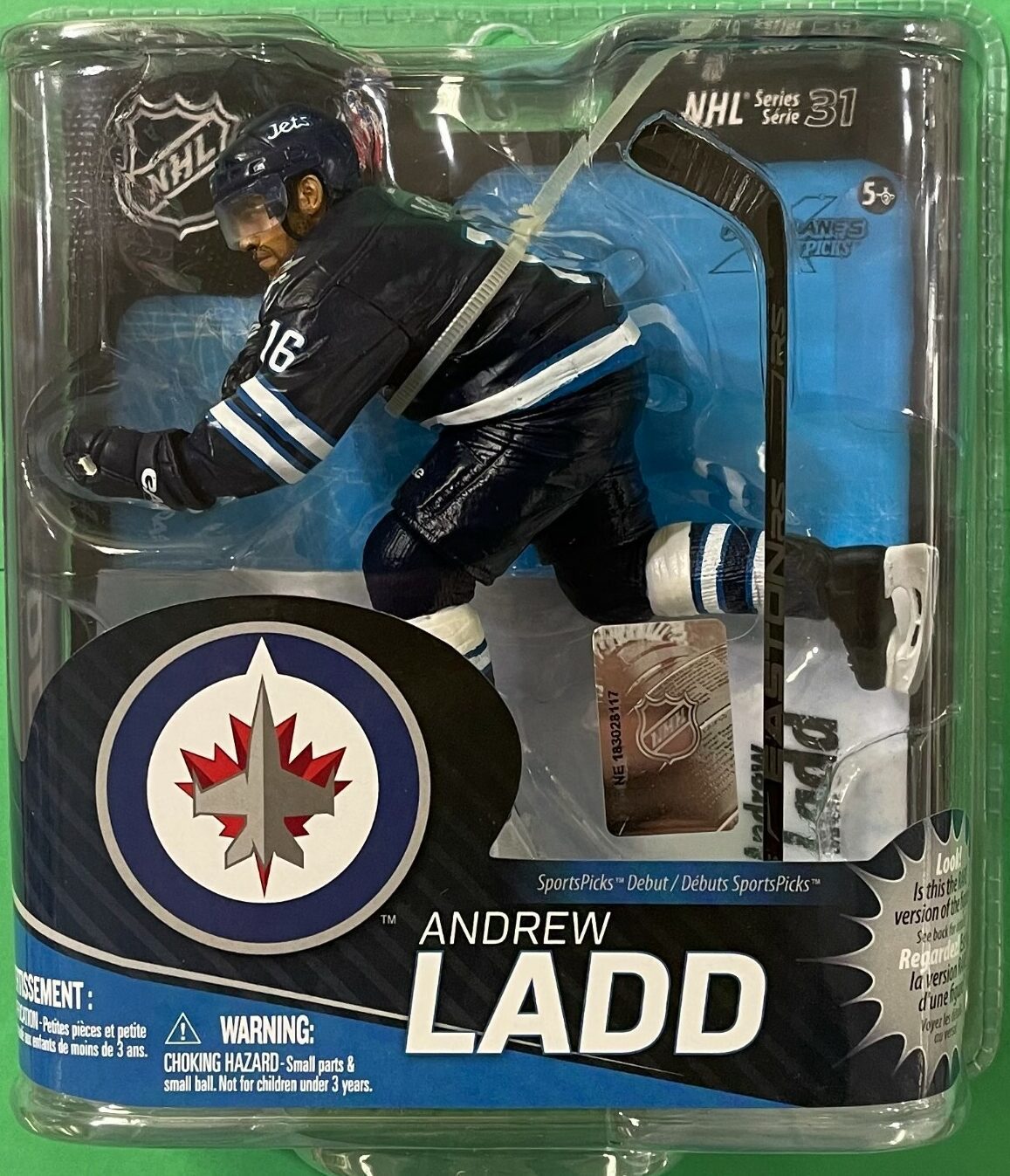 NHL Figure Serie XXXI  Andrew Ladd Varianta Blue