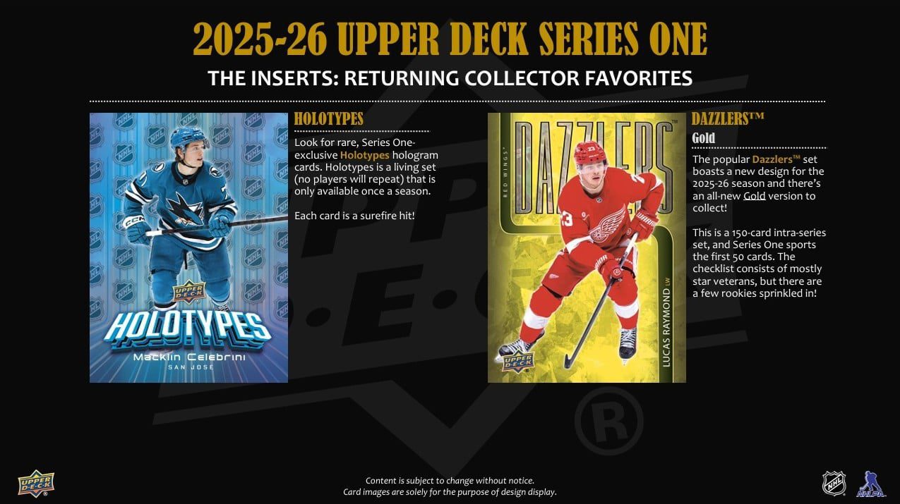2025-26 Album Upper Deck Series 1 STARTER KIT - Obrázek 7