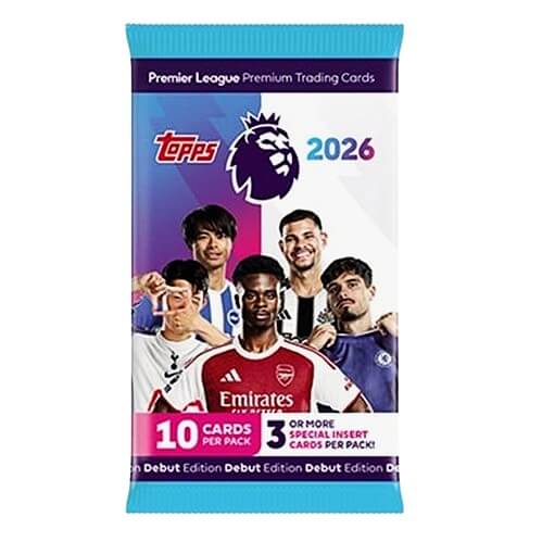 2025-26 Topps Premier League Booster balíček  Fotbalové Karty