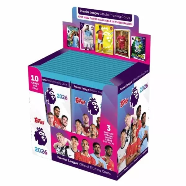 2025-26 Topps Premier League Fotbal Box