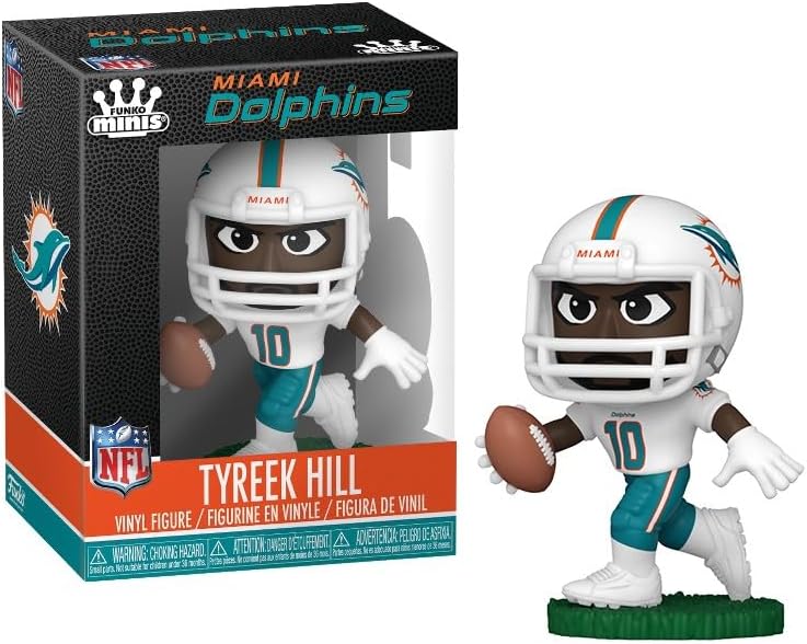 Funko Minis NFL Miami Dolphins Tyreek Hill Vinyl Figure