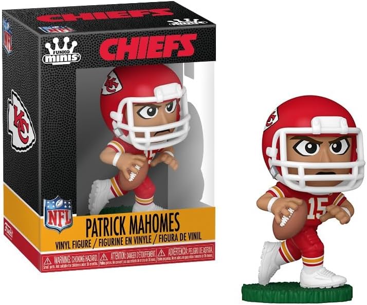 Funko Minis NFL Patrick Mahomes, Kansas City Chiefs, Vinyl Figure