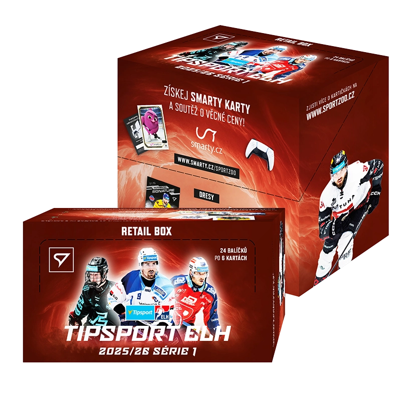 2025-26 SportZoo Tipsport ELH Series 1 Hockey Retail Box