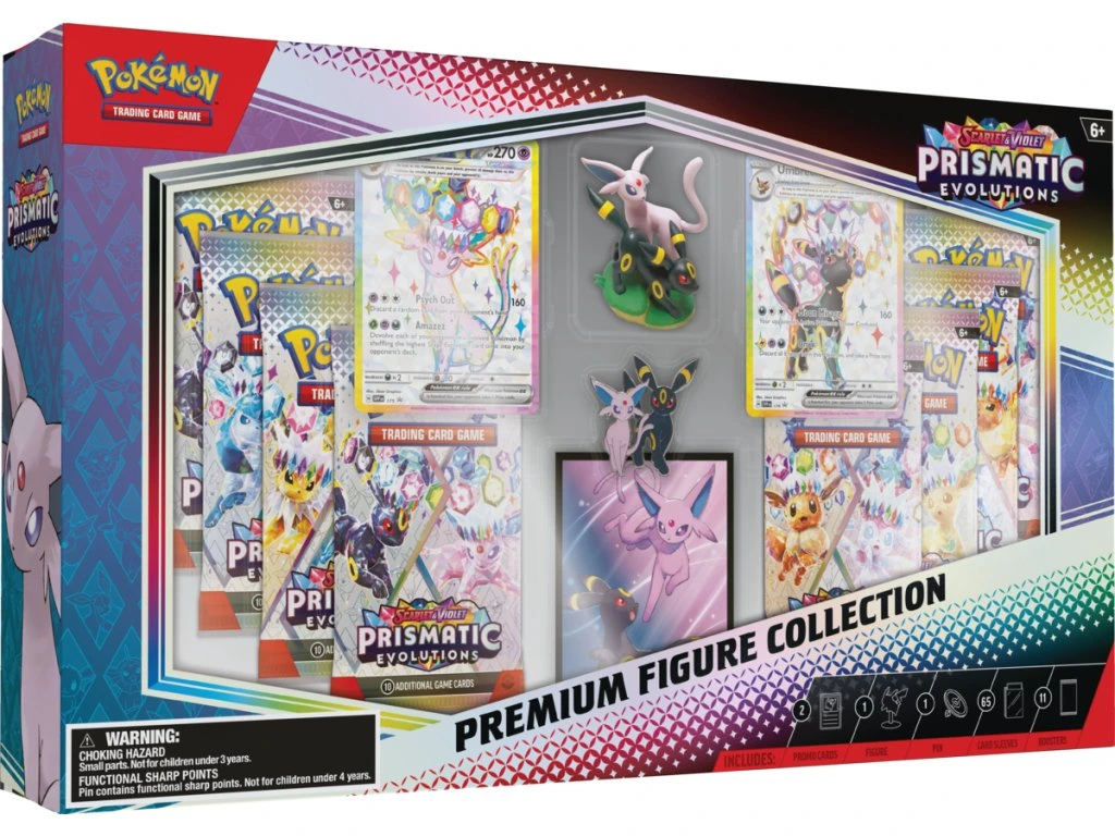 Pokémon TCG - Scarlet & Violet Prismatic Evolutions Premium Figure Collection
