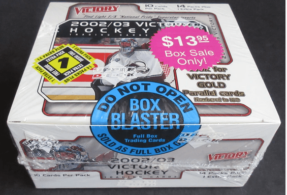 2002-03 Upper Deck Victory Hockey Blaster Box