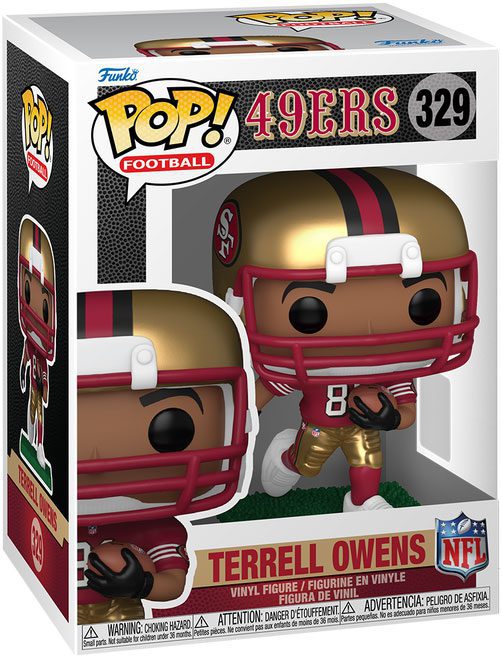 Funko POP! #329 NFL Legends Terrell Owens San Francisco 49ers 