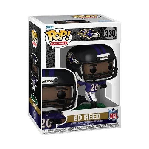 Funko POP! NFL #330 Legends Ed Reed Baltimore Ravens 
