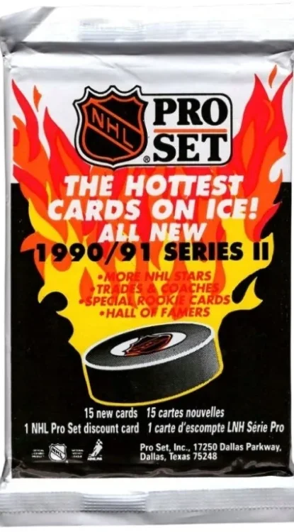 1990-91 Pro Set Series 2 Hockey  Hobby Balíček