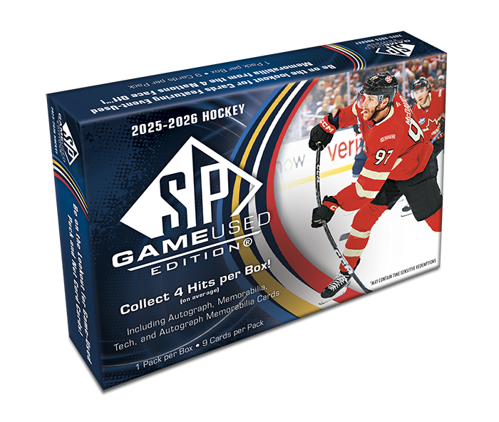 2025-26 Upper Deck SP Game Used Hockey Hobby Box