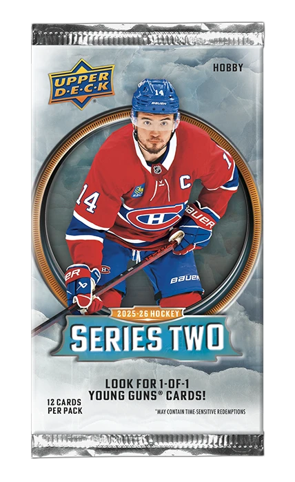 2025-26 Upper Deck Series 2 Hockey Hobby Balíček